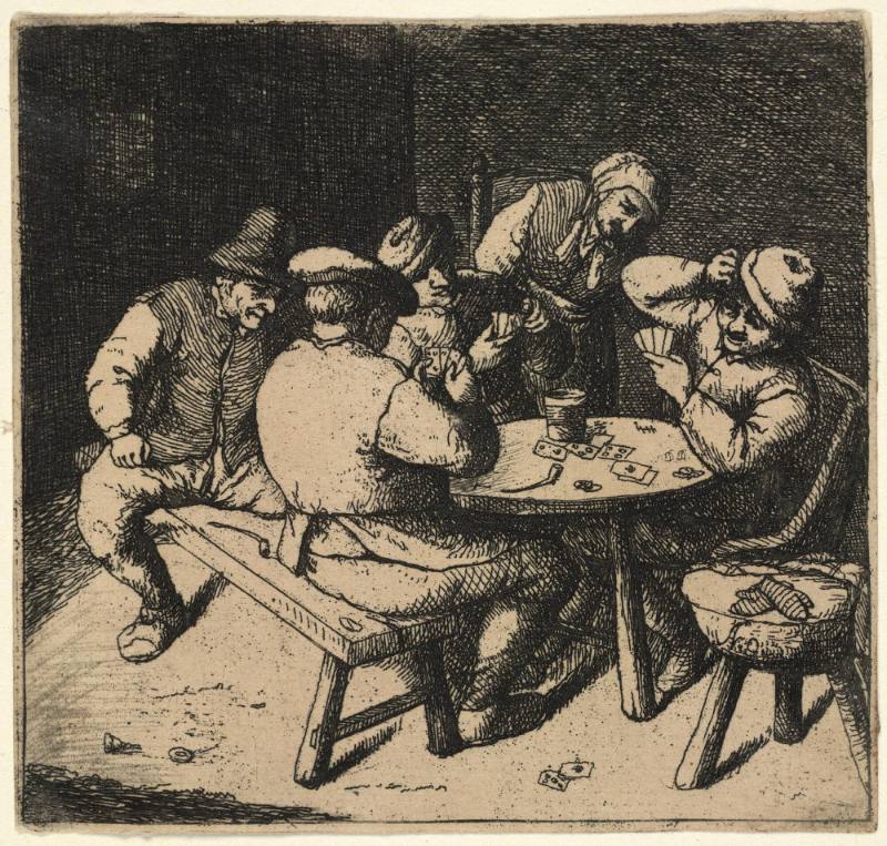 Card Players or Breakfast