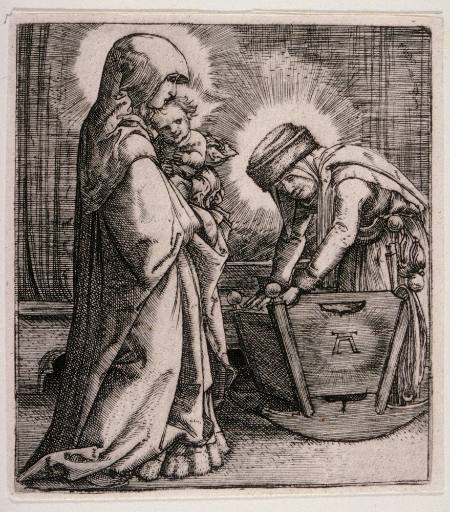 The Virgin and St. Anne at the Cradle