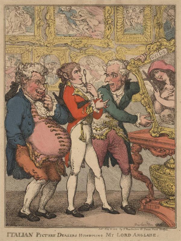 Italian Picture dealers humbugging My Lord Anglaise