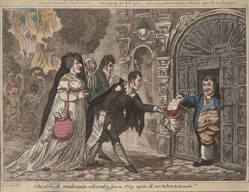 Theatrical Mendicants relieved--