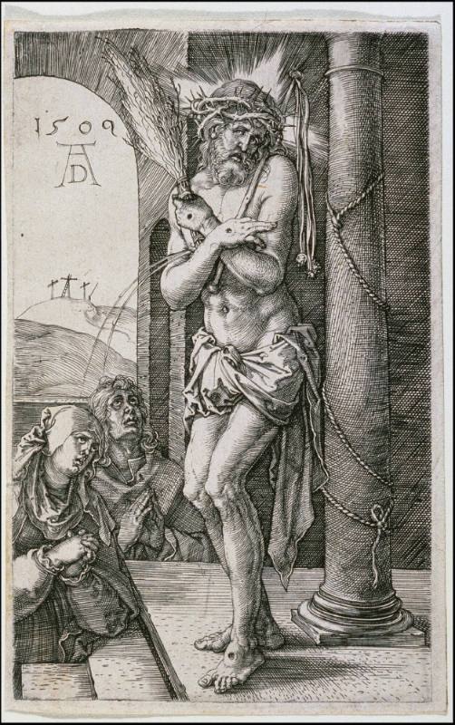 Man of Sorrows by the Column, plate 1 from the Engraved Passion