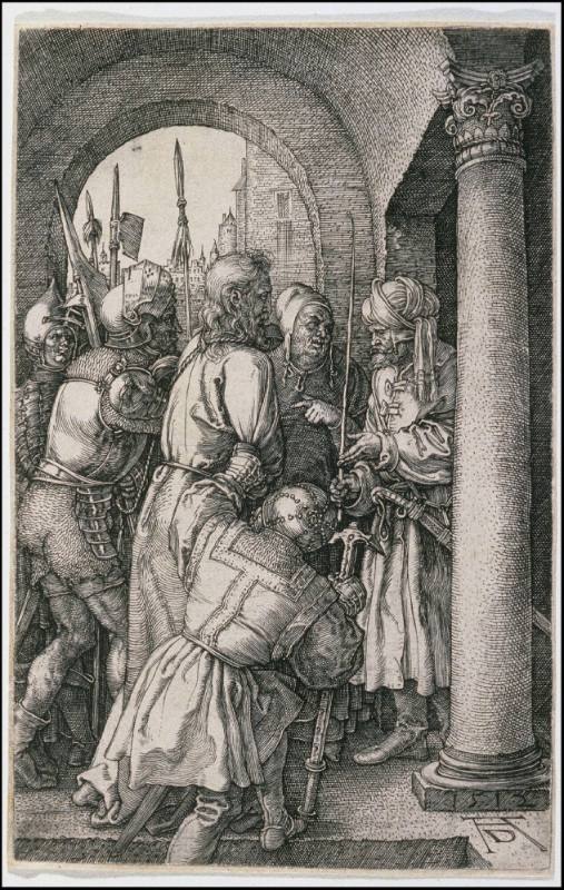 Christ before Pilate, from the Engraved Passion (Copperplate Passion), plate 5 of 16