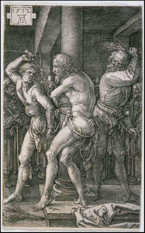Flagellation, from the Engraved Passion (Copperplate Passion), plate 6 of 16