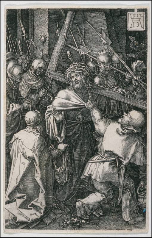 Christ Bearing the Cross, from the Engraved Passion (Copperplate Passion), plate 10 of 16