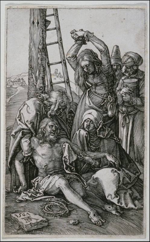 Lamentation, from the Engraved Passion (Copperplate Passion), plate 12 of 16