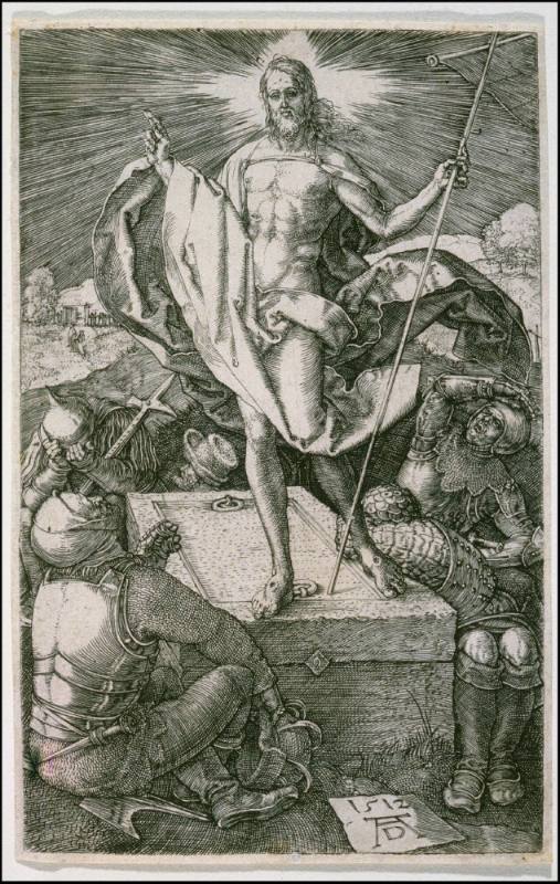 Resurrection, from the Engraved Passion (Copperplate Passion), plate 15 of 16