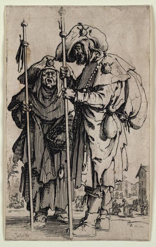 Les Deux Pélérins (two pilgrims)