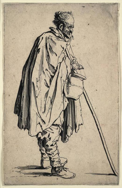 Le Mendiant au Couvet (Beggar with foot warmer)