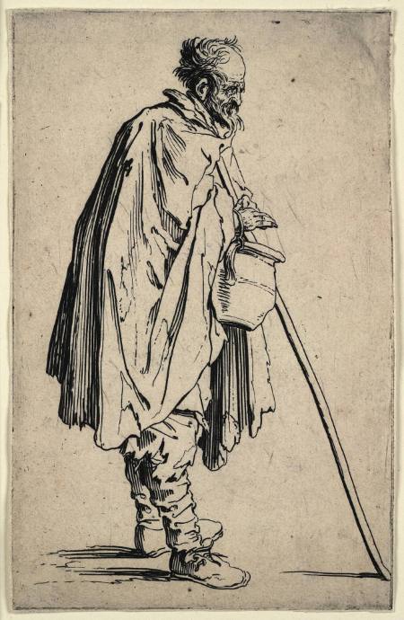 Le Mendiant au Couvet (Beggar with foot warmer)