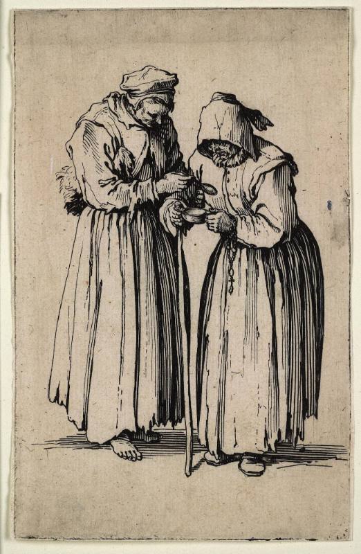 Les Deux Mendiantes (Two beggars)