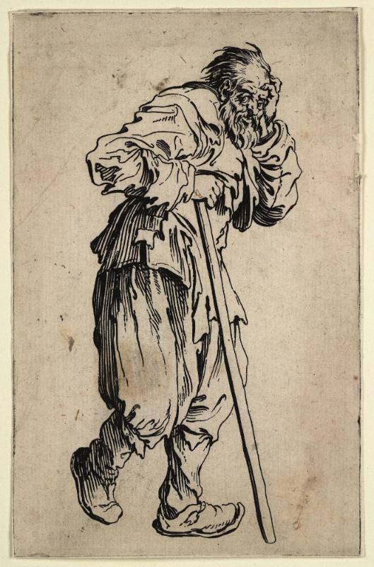 Le Gueux appuyé sur son Baton (Beggar on his cane)