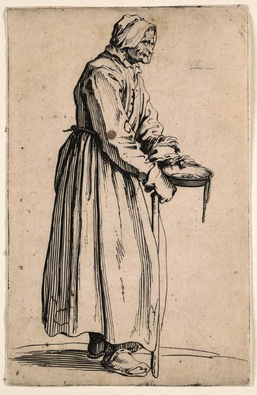 La Mendiante a la Sébille (Beggar with her wooden bowl)