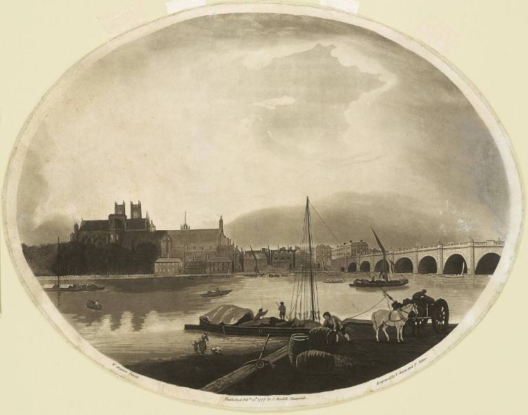 View of Parliament and Westminster Bridge