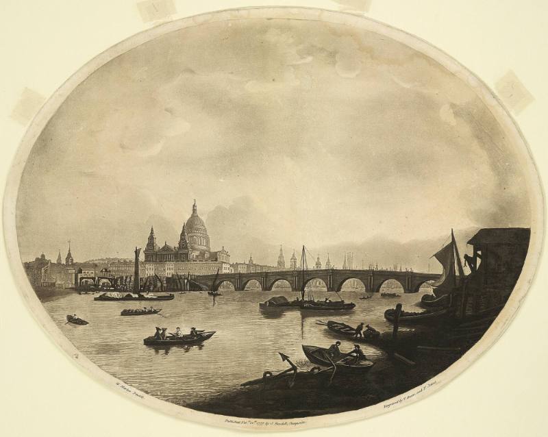 View of London Bridge and St. Pauls