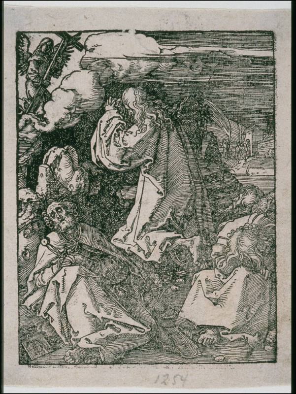 Christ on the Mount of Olives, from the Small Passion (later printing, c. 1540-50)