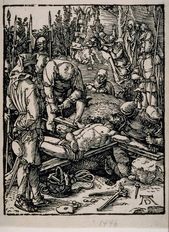 Christ Being Nailed to the Cross, from the Small Passion (published 1511)