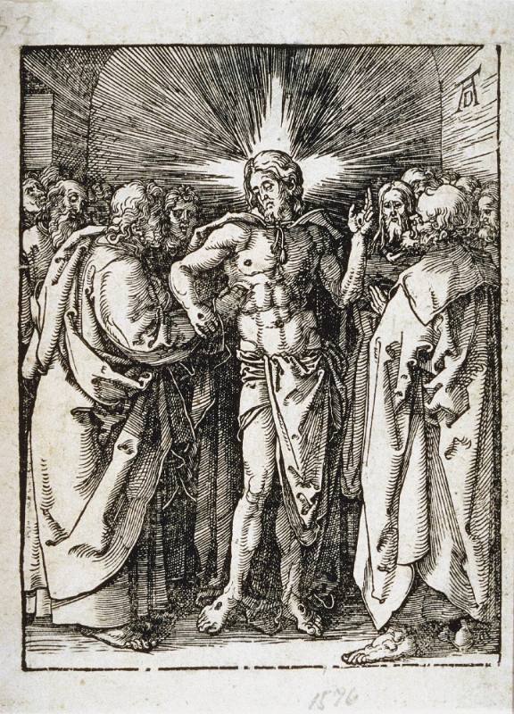 The Incredulity of St. Thomas, from the Small Passion (Published 1511)