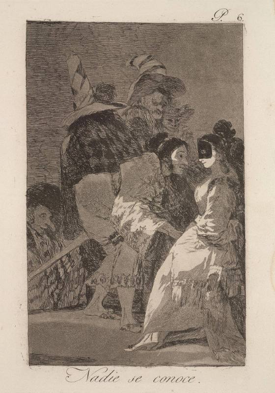 Nadie se conoce (Nobody knows anybody), plate 6 of 