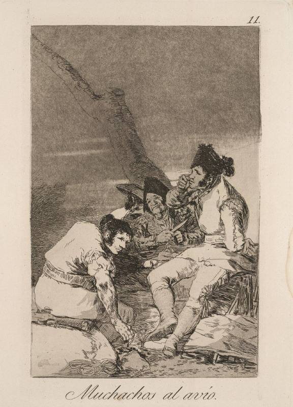 Muchachos al avío (Up and about), plate 11 of 