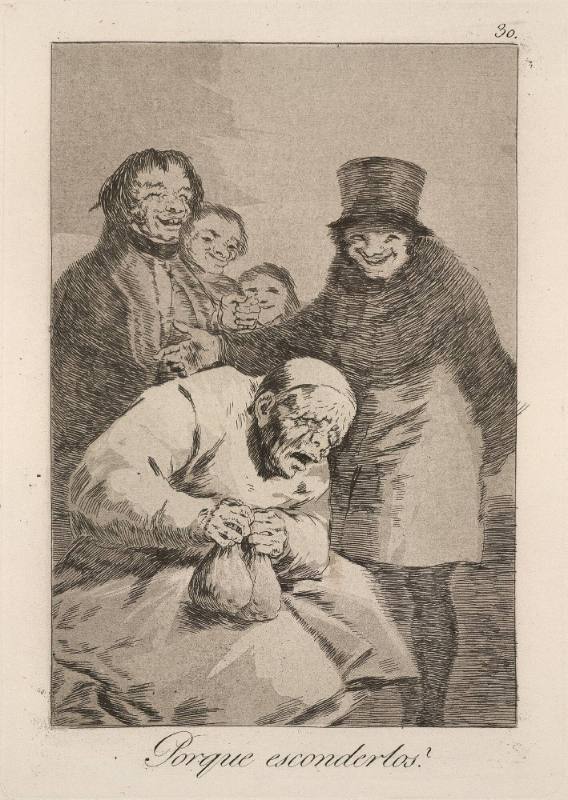 Porque esconderlos? (Why hide it?), plate 30 of 