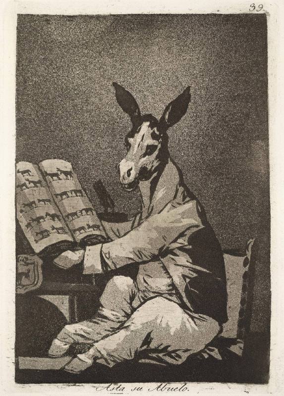 Asta su Abuelo (As far back as grandfather), plate 39 of 