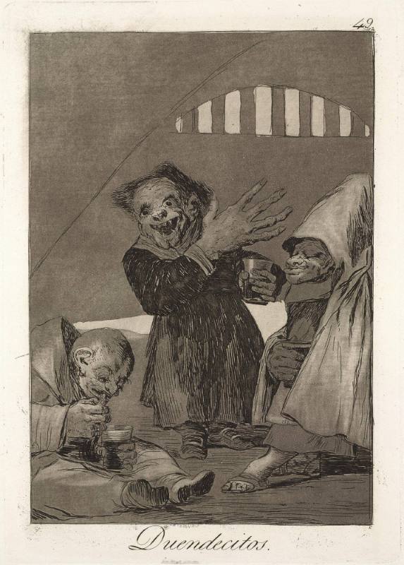 Duendecitos (Little devils), plate 49 of 