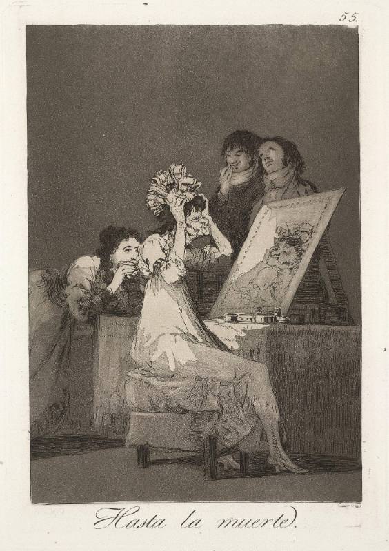 Hasta la muerte (Until death), plate 55 of 
