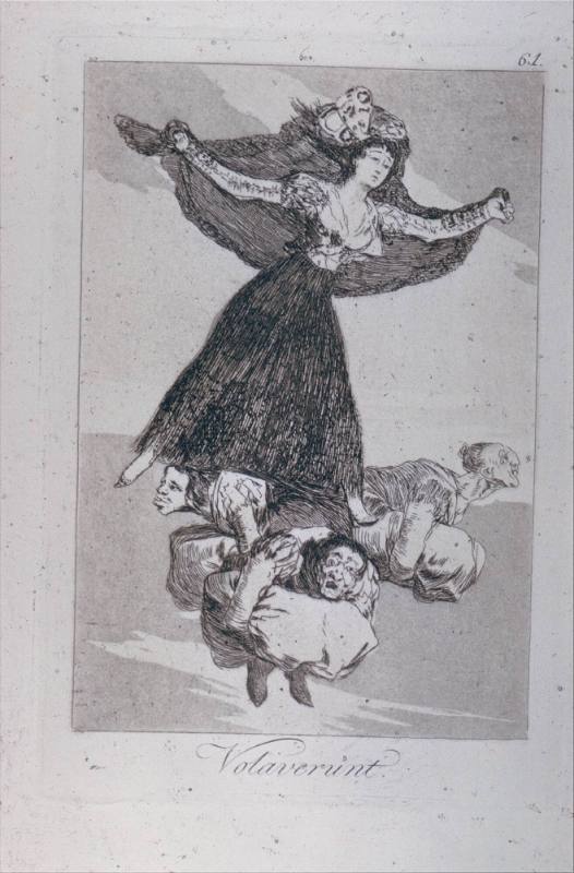 Volaverunt  (They have flown), plate 61 of 