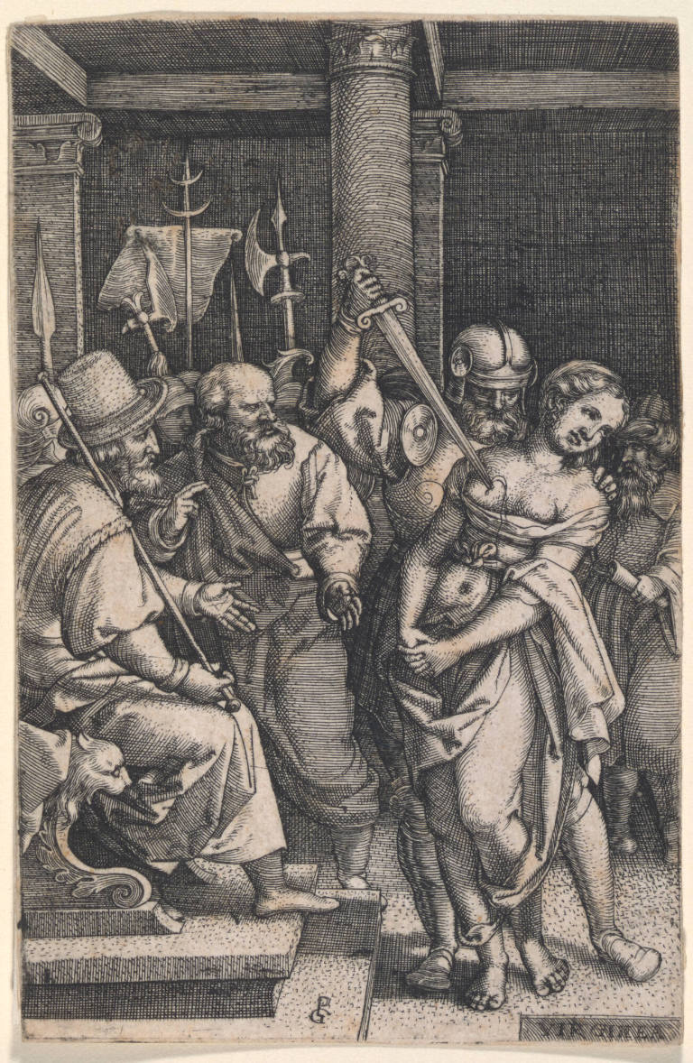 Virginius Killing his Daughter in the Presence of Appius Claudius