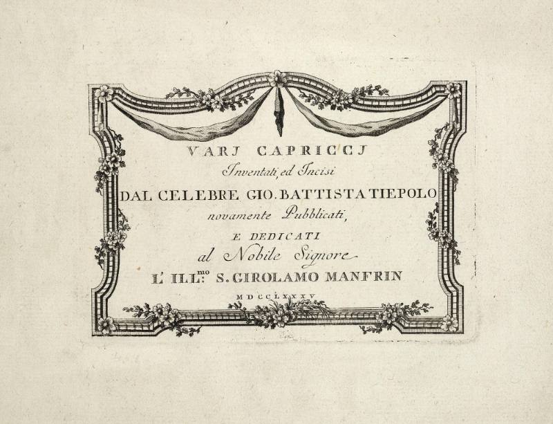 Capricci, Title Page