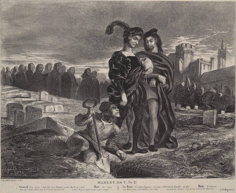 Hamlet Contemplant Le Crane D'Yorick