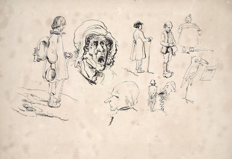 Sheet of Croquis (Sketches)