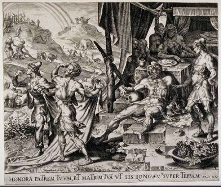 The Drunkenness of Noah, from the series The Ten Commandments