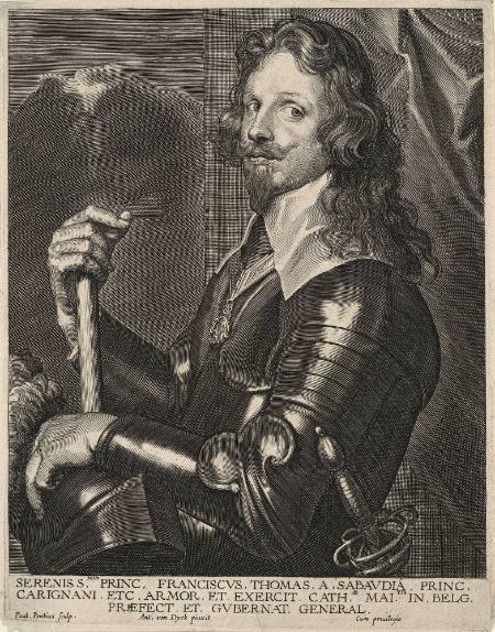 Francis Thomas of Savoy-Carignan, after Van Dyck