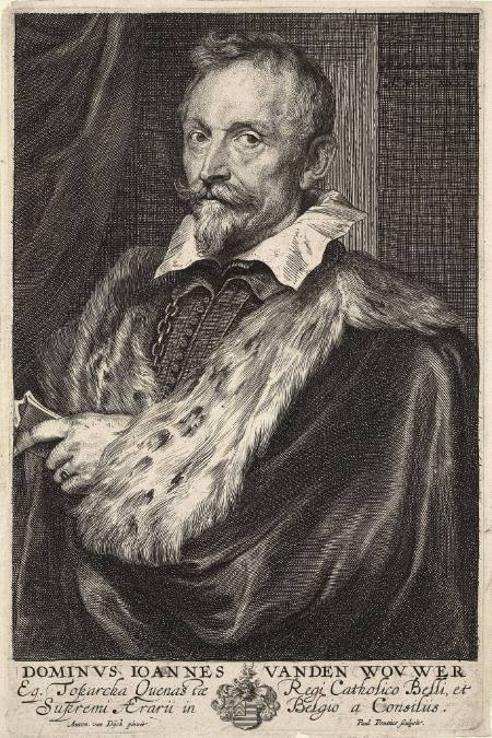 Joannes van den Wouver (Waverius), after Van Dyck (Councillor of Archduke Albert of Austria) (Ptg. in Leningrad)