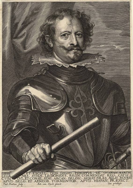 Don Diego Philip de Gusman, Mashall, after Van Dyck