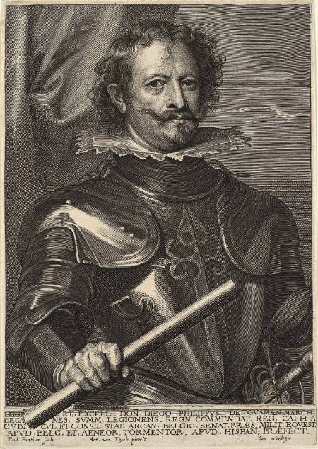 Don Diego Philip de Gusman, Mashall, after Van Dyck