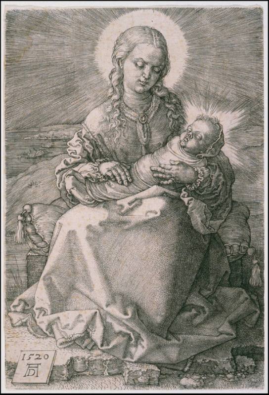 The Virgin with the Child in Swaddling Clothes