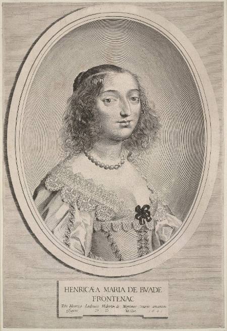 Portrait of Henriette Marie de Buade Frontenac
