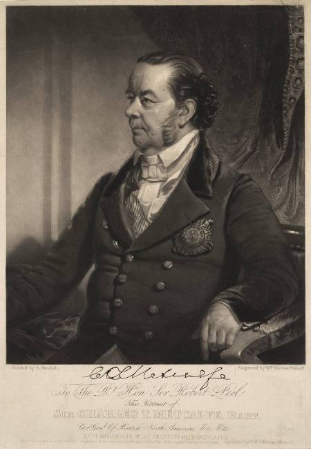 Portrait of Sir Charles Metcalfe (1785–1846)