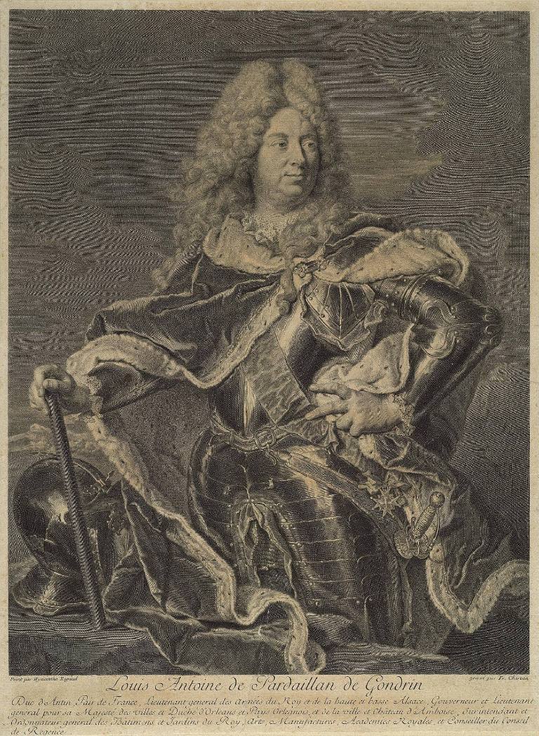 Portrait of Louis Antoine de Pardaillan de Gondrin, Duke of Antin