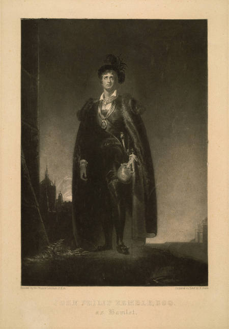 John Philip Kemble, Esq. as Hamlet