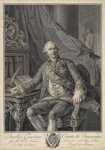 Portrait of Charles Gravier, Comte de Vergennes