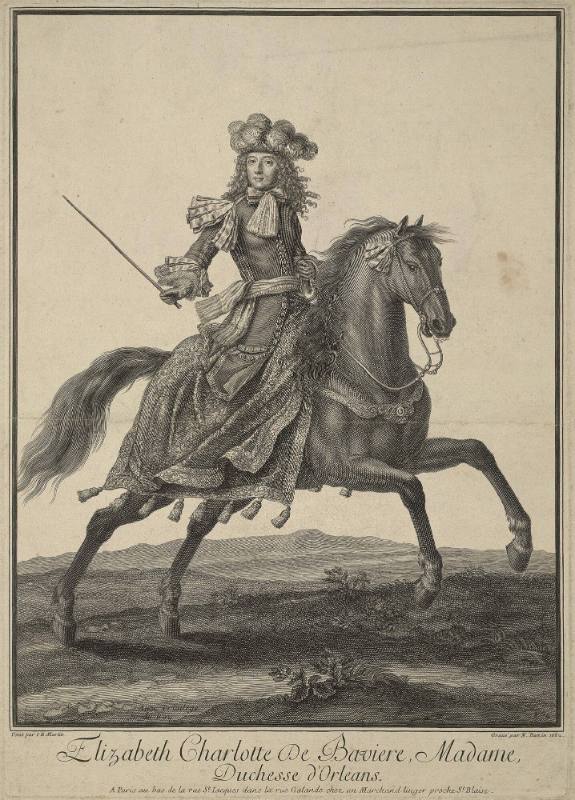 Portrait of Elizabeth Charlotte of Bavaria, Duchess of Orleans