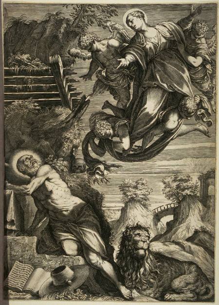 The Virgin Appearing to St. Jerome