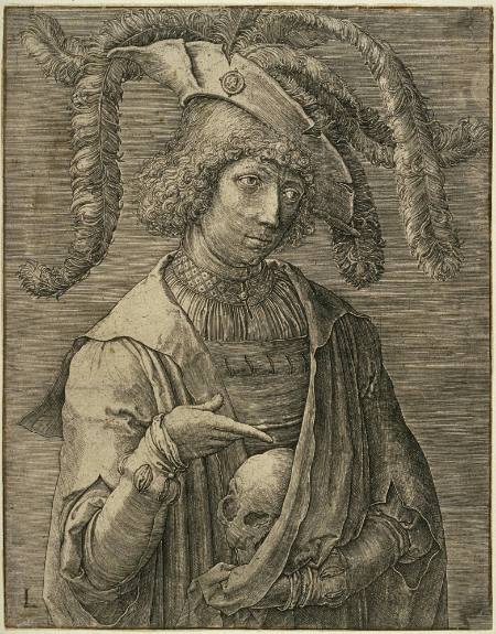 Portrait of a Young Man with a Skull