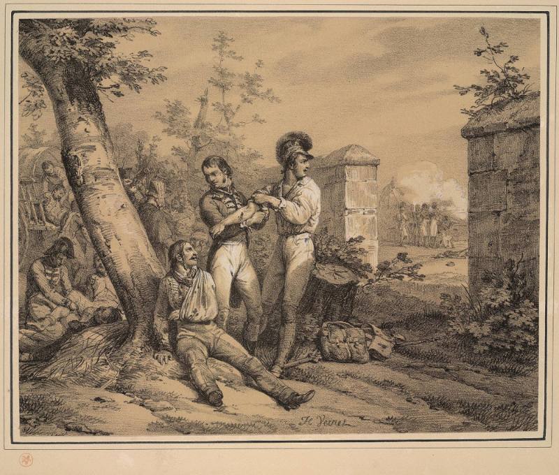 Premier fait d'armes de Jaques Grivet, 1795 no. 4 from La Vie d'un Soldat