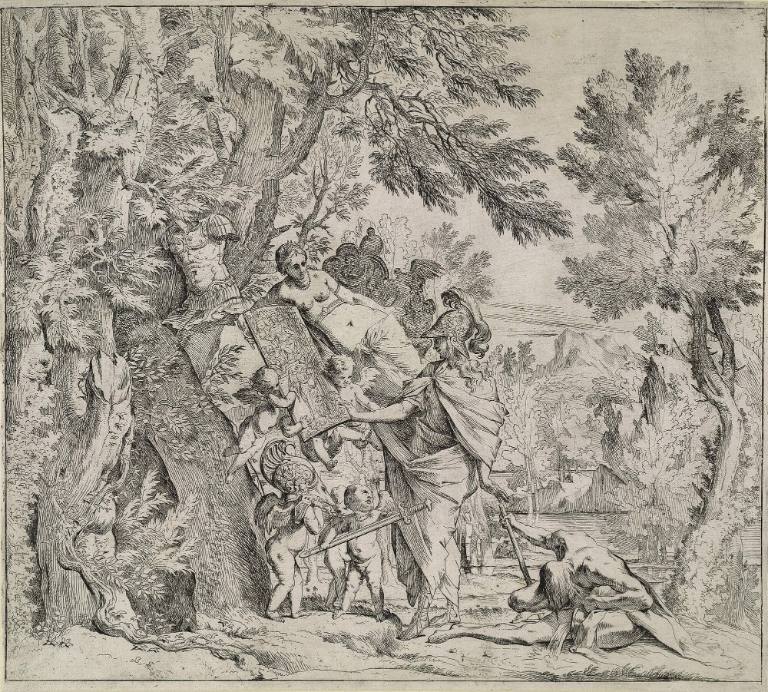 Venus apportant un bouclier et d'autres armes ò Enée (Venus Bringing a Shield to Aeneas)