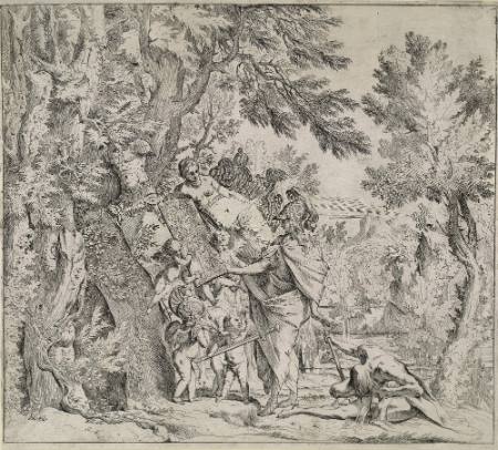 Venus apportant un bouclier et d'autres armes ò Enée (Venus Bringing a Shield to Aeneas)