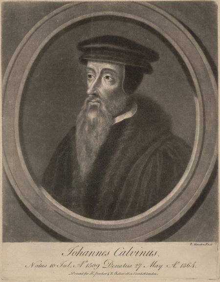 Johannes Calvinus. Natus 10 July A 1509, Denatus 27 May A 1564